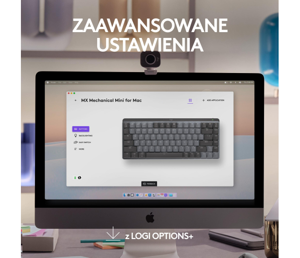 LOGITECH MX Mechanical Mini for Mac SPACE GREY - 1080190 - zdjęcie 9